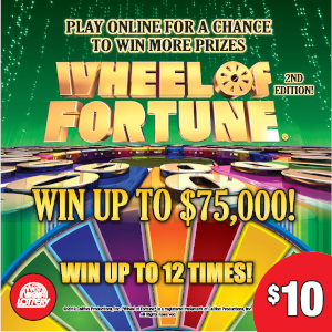 Preview image for WHEEL OF FORTUNE® scratchoff lottery tickets