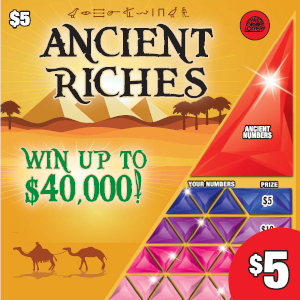 Preview image for ANCIENT RICHES scratchoff lottery tickets