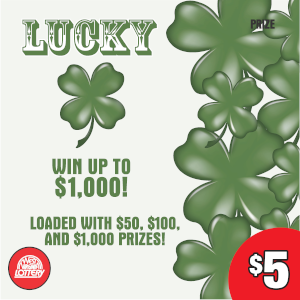 Preview image for LUCKY CLOVER scratchoff lottery tickets