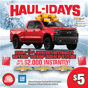 Preview image for TRUCK OR TREAT  -  HAUL-IDAYS scratchoff lottery tickets
