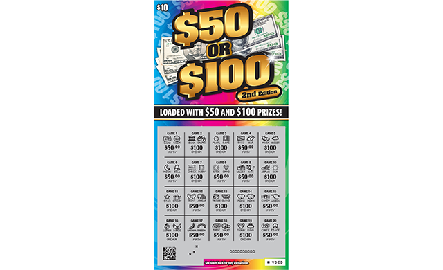 50 Or 100 2nd Edition West Virginia Lottery West Virginia Lottery