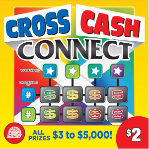 Preview image for CROSS CASH CONNECT scratchoff lottery tickets