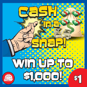 Preview image for CASH SNAP - WHAM BAM scratchoff lottery tickets