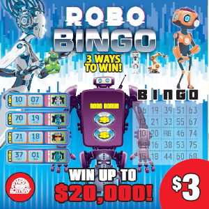 Preview image for ROBO BINGO - SWEET BINGO scratchoff lottery tickets