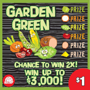 Preview image for GARDEN GREEN - BLACK 13 scratchoff lottery tickets