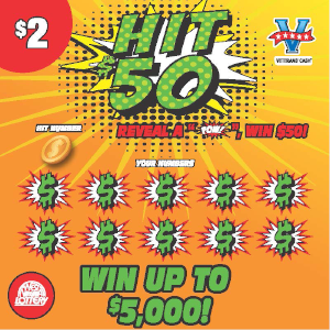 Preview image for HIT $50 scratchoff lottery tickets