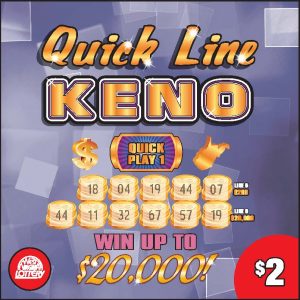 Preview image for QUICK LINE KENO scratchoff lottery tickets
