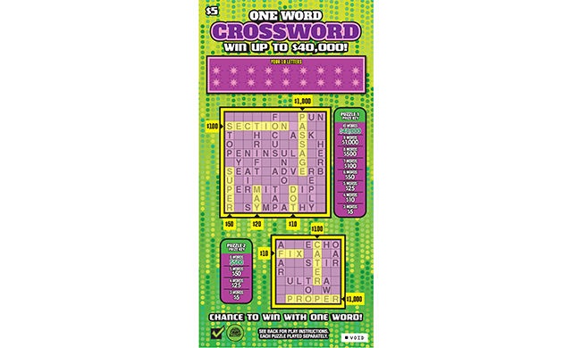 Crossword Part 1 ! Scratcher tool from the lotto queens @Game thing