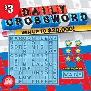 Preview image for DAILY CROSSWORD scratchoff lottery tickets