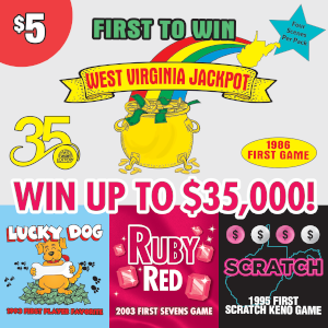 Preview image for FIRST TO WIN scratchoff lottery tickets