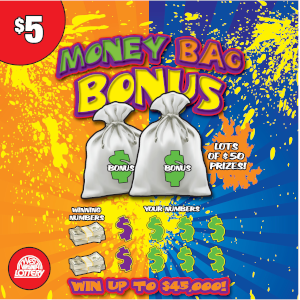 Preview image for LUCKY NUM - MNY BAG scratchoff lottery tickets