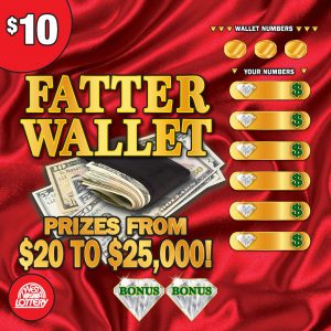 Preview image for FATTER WALLET - POWER GRAB scratchoff lottery tickets
