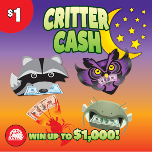 Preview image for EA$Y MONEY - CRITTER CASH scratchoff lottery tickets