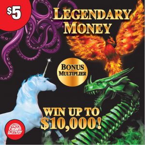 Preview image for LEGENDARY MONEY - POWER SHOT scratchoff lottery tickets