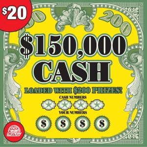 Preview image for $150,000 CASH scratchoff lottery tickets