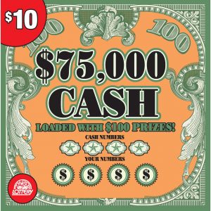 Preview image for $75,000 CASH scratchoff lottery tickets