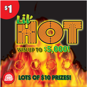 Preview image for $5,000 CASH - LIL HOT scratchoff lottery tickets
