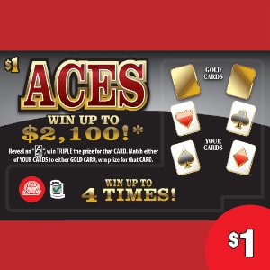 Preview image for Aces scratchoff lottery tickets