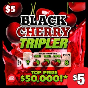 Preview image for Black Cherry Tripler scratchoff lottery tickets