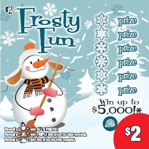 Preview image for Frosty Fun scratchoff lottery tickets
