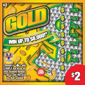 Preview image for Gold scratchoff lottery tickets