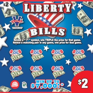 Preview image for Liberty Bills scratchoff lottery tickets