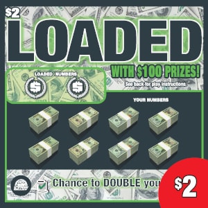 Preview image for Loaded scratchoff lottery tickets