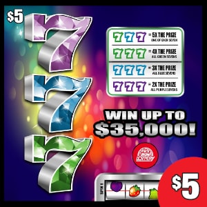 Preview image for Sevens scratchoff lottery tickets