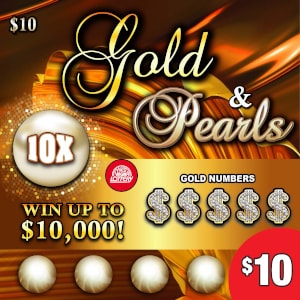 Preview image for Gold and Pearls scratchoff lottery tickets