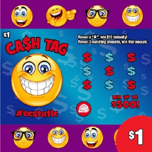 Preview image for Ca$h Tag scratchoff lottery tickets