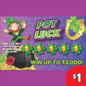 Preview image for Pot Luck scratchoff lottery tickets
