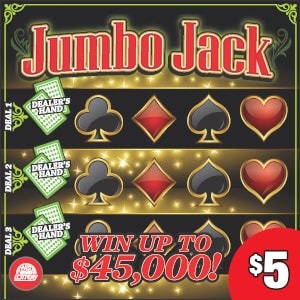 Preview image for JUMBO JACK scratchoff lottery tickets